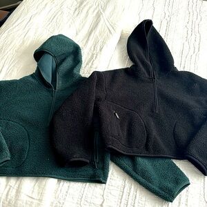 Two Uniqlo fleece jackets